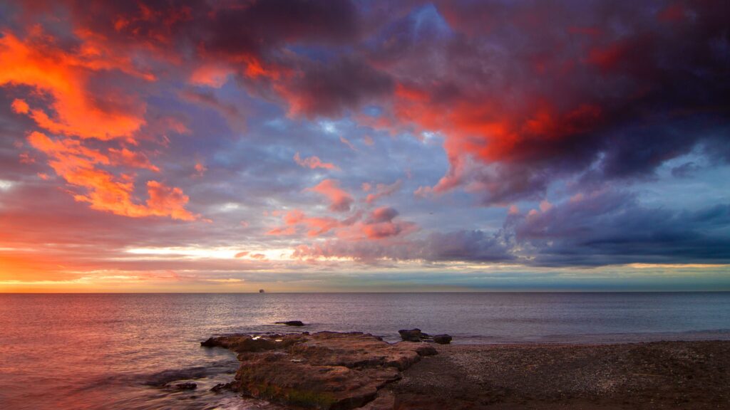 beach sunset